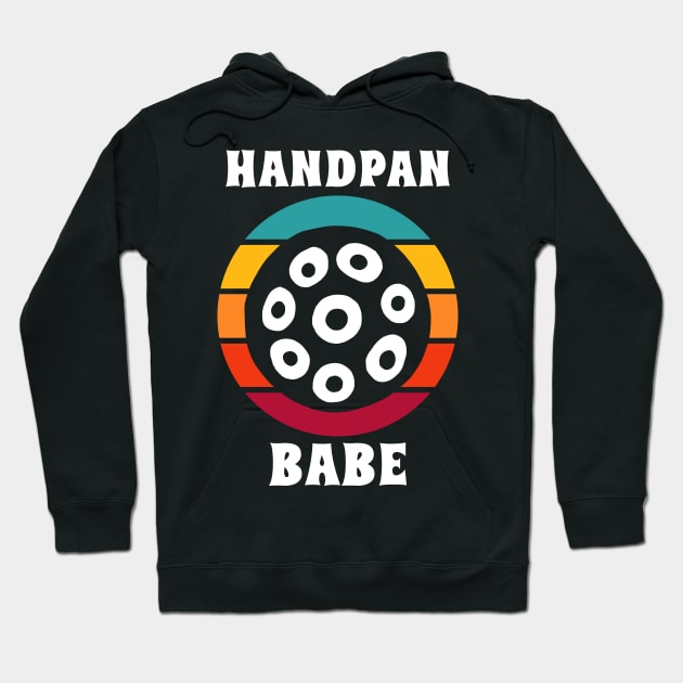 Handpan Babe Hoodie by coloringiship